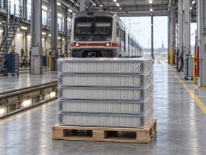 Serial cab filters packed for delivery