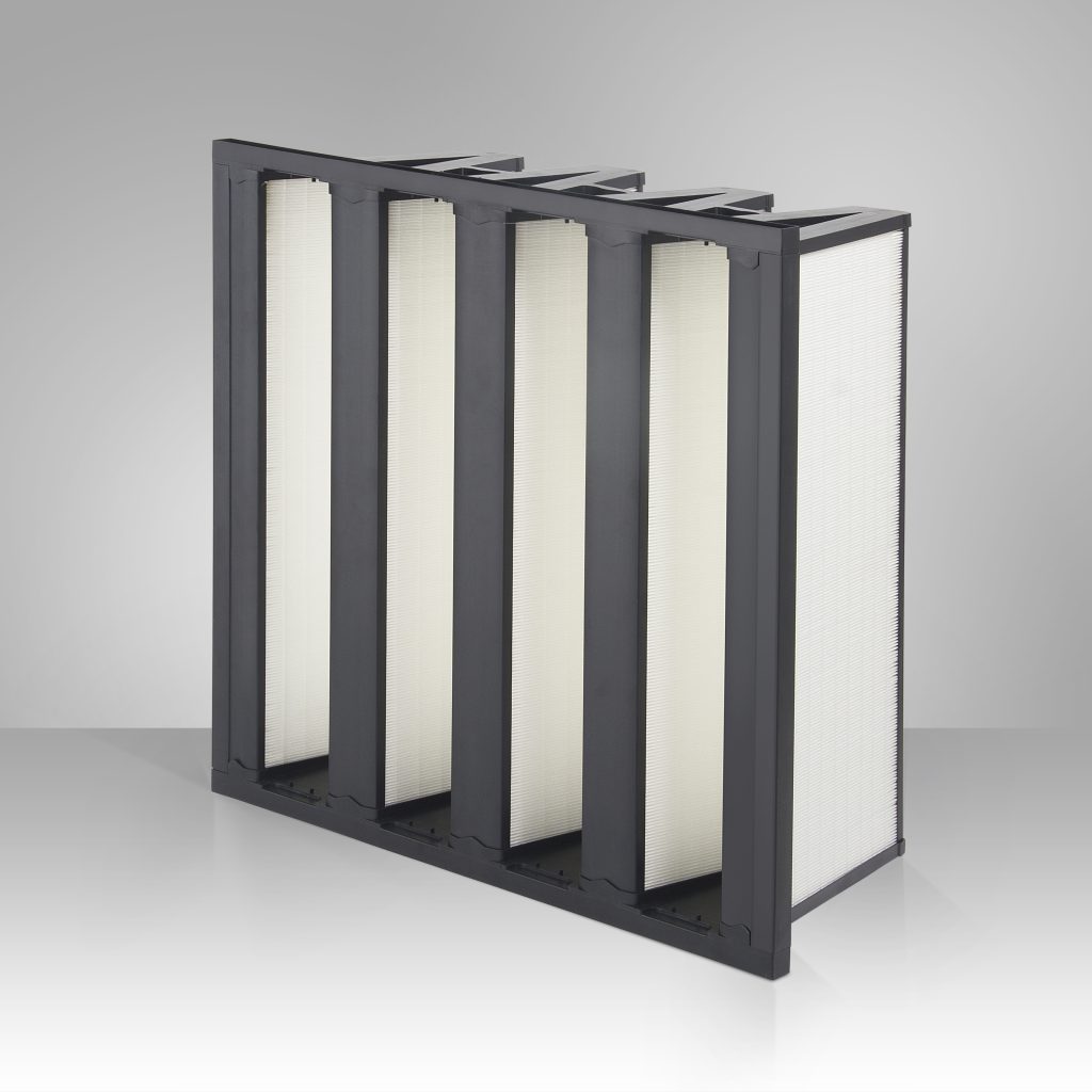 V-Cell GT Hi-Flow filter with 4 sections