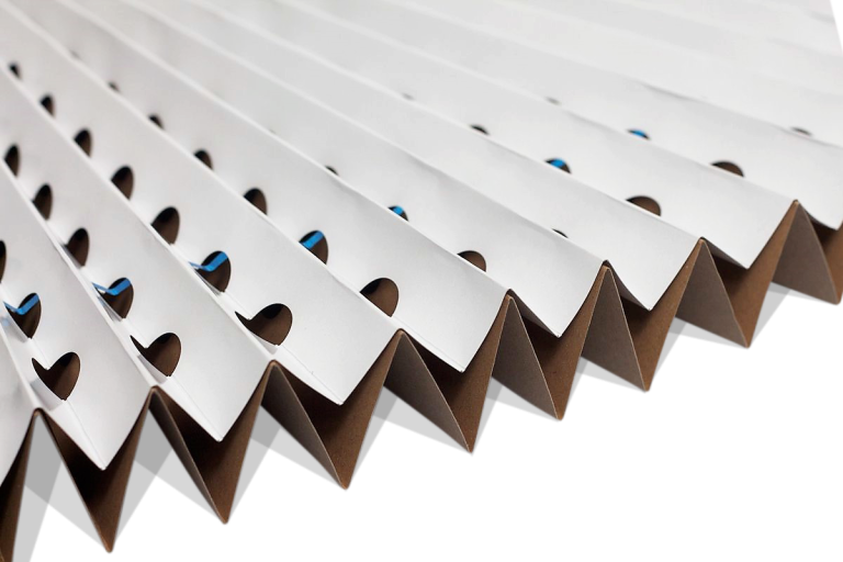 Cardboard Paint Stop in white